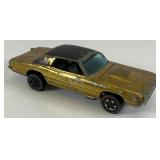 1967 REDLINE Hot Wheels "Custom T-Bird" Transparent Gold Used Condition
