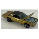1967 REDLINE Hot Wheels "Custom T-Bird" Transparent Gold Used Condition