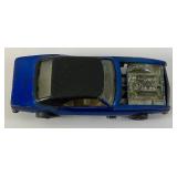 1967 REDLINE Hot Wheels "Custom Camero" Transparent Blue With Button Nice Used Condition (Button Tab Missing)