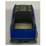 1967 REDLINE Hot Wheels "Custom Camero" Transparent Blue With Button Nice Used Condition (Button Tab Missing)