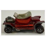 1968 REDLINE Hot Wheels "Hot Heap" Transparent Red With Button Nice Used Condition