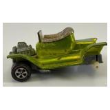 1968 Redline Hot Wheels Blue SHOWCASE PLAQUE Car Carrier (AS SEEN WITH REDLINE PARTS CARS)