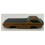 1968 Redline Hot Wheels Blue SHOWCASE PLAQUE Car Carrier (AS SEEN WITH REDLINE PARTS CARS)