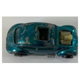 1968 Redline Hot Wheels Blue SHOWCASE PLAQUE Car Carrier (AS SEEN WITH REDLINE PARTS CARS)