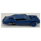 1968 Redline Hot Wheels Blue SHOWCASE PLAQUE Car Carrier (AS SEEN WITH REDLINE PARTS CARS)