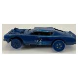 1968 Redline Hot Wheels Blue SHOWCASE PLAQUE Car Carrier (AS SEEN WITH REDLINE PARTS CARS)