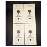 Lot of 4 Wyze Cam + Sense Kits