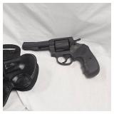 Rock Island Model 200, 4" 38 Spl Revolver with Leather Holster