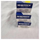 Magtech 9MM FMJ, Lot of 3 Boxes
