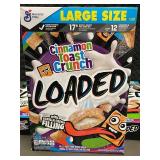 General Mills Cinnamon Toast Crunch Loaded with Vanilla Creme Filling - Large Size Box