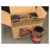 Tia Lupita Salsa Macha with Chilies, Cranberries, and Pepitas - 7.5 oz Jars