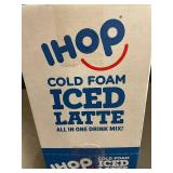 TX 1 - IHOP Cold Foam Iced Latte Chocolate Chip Drink Mix - 6 Pack