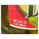 Collection of 3 Gedney Whole Dill Pickles Jars, 32 fl oz Each