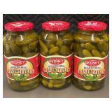 Set of 3 Gedney Kosher Dill Babies Pickles 32oz Jars
