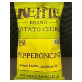 Set of 4 Kettle Brand Pepperoncini Potato Chips 7.5 oz Bags