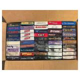 Large Mixed Lots of 40 Sealed VHS Tapes Collection Brand New