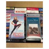 Large Mixed Lots of 40 Sealed VHS Tapes Collection Brand New