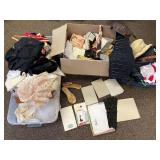Vintage Clothing and Accessories Lot Assorted Dresses and Hats