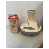 Vintage Decor Lot Featuring Hammond Clock and Wooden Platter