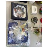Christmas Decoration Lot: Ornaments, Figurines, Dept 56 Items