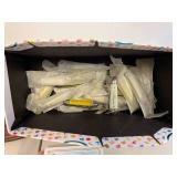 Wooden Display Case Set with Pocket Knives Collection and Accessories