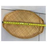 Vintage Home Decor Lot: Woven Trays, Glass Cups, Dior Plate & Coasters