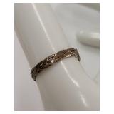 Intricate Sterling Silver Braided Band Ring