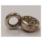 Sterling Silver Flower Petal Design Charm Pendant