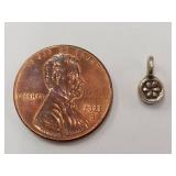 Sterling Silver Flower Petal Design Charm Pendant