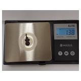 Vintage Sterling Silver Pendant with Gemstone