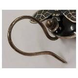 Sterling Silver Dragonfly Design Earrings