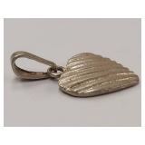 Elegant Sterling Silver Heart Pendant