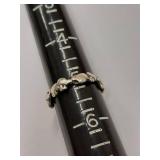 Sterling Silver Elephant Motif Ring