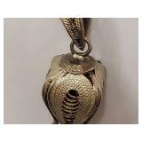 Intricately Designed Sterling Silver .925 Vintage Pendant