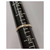 Abstract Wave Sterling Silver Minimalist Ring