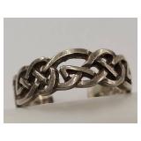 Sterling Silver Celtic Knot Adjustable Ring