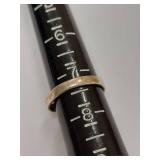 Vintage Intricate Floral Sterling Silver Ring - MIssing Marcasites