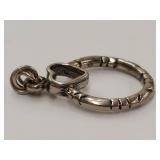 Elegant Sterling Silver Heart Charm Pendant