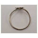 Sterling Silver Heart Design Minimalist Ring