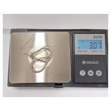 Elegant Sterling Silver Teardrop Earrings