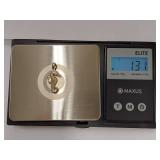 Sterling Silver Seahorse Charm Pendant