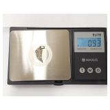 Beautiful Sterling Silver Leaf Pendant Charm