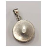 Elegant Sterling Silver Bird Pendant Charm