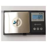 Sterling Silver Blue Inlay Drop Earrings .925