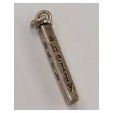 Beautiful Sterling Silver Personalized Name Pendant 925