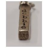 Beautiful Sterling Silver Personalized Name Pendant 925