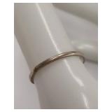 Elegant Sterling Silver Minimalist Ring Band