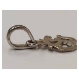 Sterling Silver Om Symbol Pendant Necklace Charm Jewelry