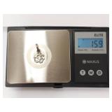 Sterling Silver Om Symbol Pendant Necklace Charm Jewelry