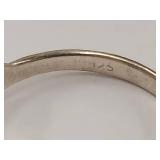 Elegant Sterling Silver Artistic Ring with Abalone Shell